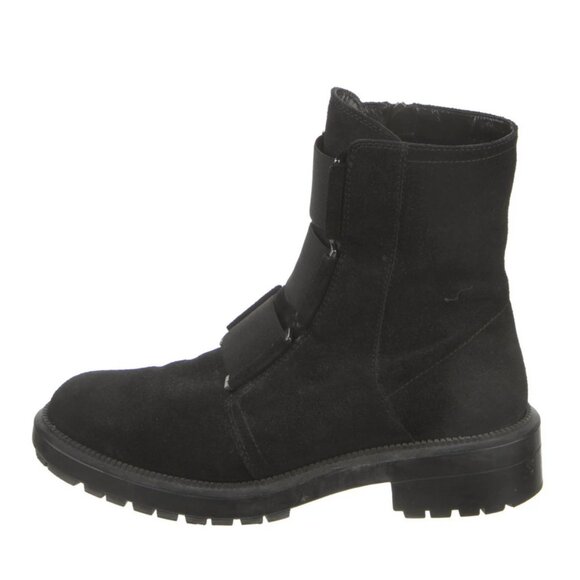 Aquatalia Liv waterproof black suede ankle boots, size 7.5 - Picture 11 of 14